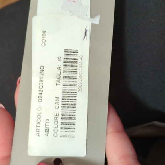 12. NWT ERMANNO SCERVINO KNEE-LENGTH DENIM DRESS - Picture 8 of 8